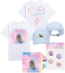 Available now *while supplies lastvalentine's day collection. Amazon Com Lover Album Bundle A Large Tee Cap Button Pack Cd Taylor Swift Clothing