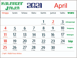 Kalender 2021 Indonesia Jawa Lengkap 12 Bulan Kalender 2021 jawa terlengkap dengan nama hari pasaran jawa, bulan dan tahun jawa. tahunbaruimlek com