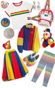 Honk Honk Outfit Shoplook Clowncore grunge aesthetic edgy clown. honk honk outfit shoplook
