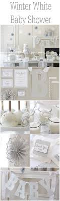 Winter White Baby Shower Rustic Baby Chic Baby Shower Winter Winter Wonderland Baby Shower White Baby Showers