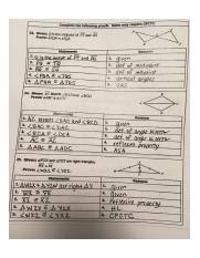 1 unit 5 congruent triangles geometry homework unit 5 congruent triangles. Image 1 9 19 5 49 Pm Honors Geometry Unit Test Study Guide Name Congruent Triangles Date Block Topic 1 Classifying Triangles 1 Classify Each Triangle Course Hero
