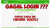 Beberapa kali telkom mengubah password modem zte f609 secara massal tanpa pemberitahuan ;) untuk sekarang password modem zte f609 indihome. Gagal Login Di Modem Zte F609 Password Admin Zte F609 V3 Terbaru 2020 Login Full Administator Youtube