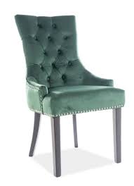Reinforced polypropylene dining & accent chair, set of 4 chairs, green. Casa Padrino Luxury Chesterfield Dining Chair Green Silver Black Kitchen Chair With Velvet Fabric Dining Room Furniture