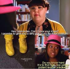 Lauren Zizes And Mercedes Jones Glee Cast Glee Finn Glee