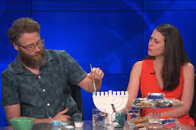 + body measurements & other facts. Seth Rogen And Wife Talk About Their Hall Passes While Painting A Menorah Alma