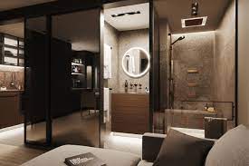 Luxe interiors bathroom design apartment design home bathroom inspiration garage apartments bathroom interior design small room design design. The Future Of The Micro Bathroom Stylepark
