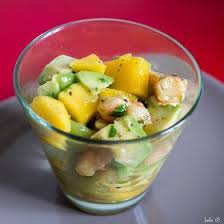 La Fabrique De Lola Salade Fraicheur Crevettes Avocat Mangue Kiwi Salade Fraicheur Salade Mangue Avocat Salade Kiwi