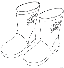 dessin a imprimer une paire de bottes pour enfants childrens art projects winter crafts for kids arts and coloriage renard facile