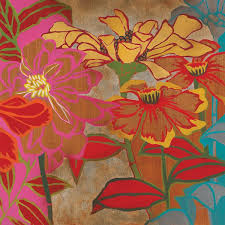 Pure Color Canvas Artwork By Liz Jardine Icanvas Colorful Art Floral Art Floral Painting