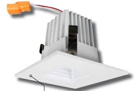 The power supply connects to standard house current (120vac) and steps this current down to 12 or 24vdc. Led Recessed Retrofit Light 9 Watts 2 Inch White Square Baffle Trim 3000k Bled 2t Bw Sq 3k