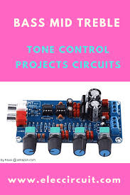 At higher levels the treble circuit will sweep out all signals which are below the specified frequency range and get only the high pitched please provide one transistor tone control pcb layout and circuit diagram. 3 Bass Mid Treble Tone Control Circuits Projects Using Ne5532