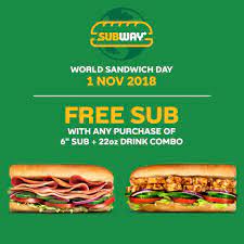 The final payment of the remaining balance is required. Celebrate World Sandwich Day With Utropolis Marketplace Facebook