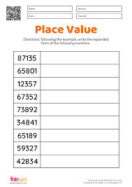 math expanded form worksheets for grade 4 kidpid