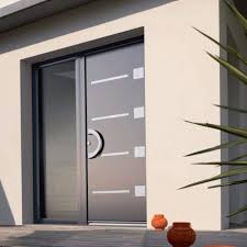 Porte D Entree Alu Contemporaine Bremaud Securite