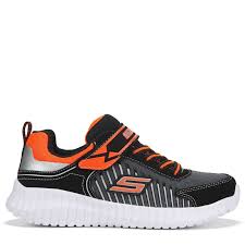 Skechers Kids Elite Flex Sneaker Gp Shoes Black Charcoal Orang Sketchers Shoes Women Sneakers Fashion Skechers Kids