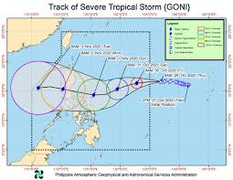Pagasa science garden complex, bir road, barangay central, quezon city, metro manila 1100. Slight Change In Goni S Predicted Track Puts Central Luzon Metro Manila In Crosshairs Inquirer News