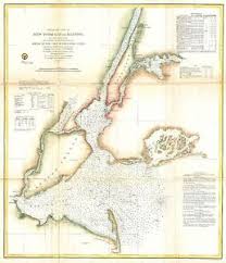 details about 1857 coastal survey map nautical chart of new york city and harbor