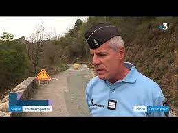 Un Pan De Montagne S Effondre A Sospel Youtube
