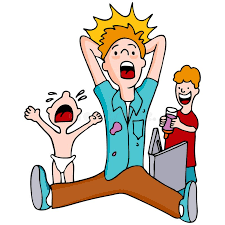 Stressed Out Dad An Image Of A Dad Stressed Out Over Watching His Children Sponsored Image Dad Stressed Dad Chil Scary Drawings Dads Illustration