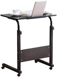 Amazon Com Computer Student Laptop Desk Height Adjustable Wooden Laptop Table Computer Standing Desk With In 2020 Adjustable Height Desk Computer Stand For Desk Desk