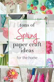 ‪Pretty and Creative: Spring Paper Crafts for All Ages - The Crazy Craft Lady‬‏