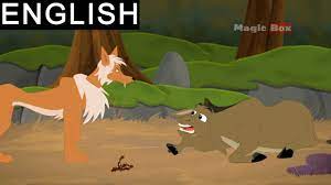Choose from 40+ cartoon wolf graphic resources and download in the form of png, eps, ai or psd. Wolf And The Donkey Aesop S Fables Animated Cartoon Tales For Kids Youtube