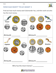 British (uk) money worksheets (pound & pence) this generator makes maths worksheets for counting british coins and notes (sterling). Year 3 Money Worksheets To 5