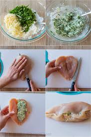 Easy to make, low carb, and surprisingly light. Cheesy Spinach Stuffed Chicken Breasts Video Natashaskitchen Com