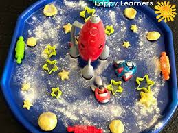 Sparkling Space Themed Tuff Tray for Toddlers-EYFS Children (With ...