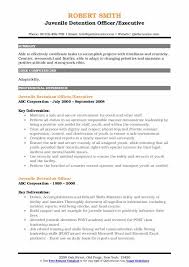 Juvenile Detention Officer Resume Samples Qwikresume