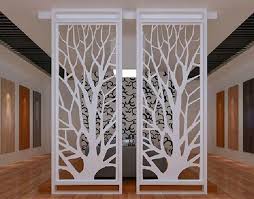 Pvc Wood Plastic Plate Partitions Carved Openwork Plate Through Flower Ceiling Entrance Partition Wall Tv Sc Diy Room Divider Glass Room Decorative Wall Panels