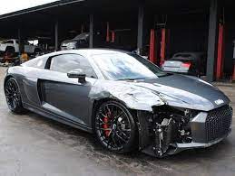 This 2018 Audi R8 Sustained Front End Damage This Unit Is Confirmef To Run And Drive The Insurance Company Insurance Company Vehicle Inspection Instagram