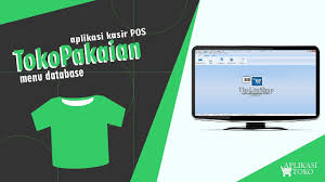 Menu Database Pada Software Toko Pakaian Baju Dan Butik Butik Aplikasi Toko