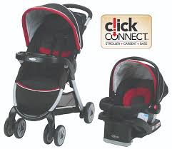 Graco Fastaction Fold Click Connect Travel System Weave Walmart Com Walmart Com