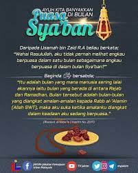 Check spelling or type a new query. Kelebihan Puasa Sunat Di Bulan Syaaban Berdasarkan Hadith