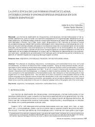 Al llegar los españoles en 1545 se formó el poblado. Formas Inarticuladas Pdf Semantica Linguistica