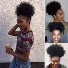 See cute hairstyles for black teenage girls, natural hairstyles for girls, and even hairstyles for 15 super cute and easy hairstyles for black girls. 4 Colors Cute Big Crinkling Puff Natural Black Chamber Frizzed Ponytail Synthetic Hairstyle Band Wish
