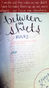 How To Create Your Own Between The Sheets Bedroom Game Bedroom Games Couples Game Night Between The Sheets