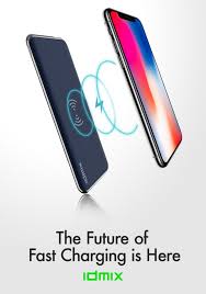 Up To 4x Faster Wireless Charging Speeds For On The Go Both Android Iphone With Qi Pd2 0 Qc3 0 Check Out Idmix World S Faste Powerbank Wireless Charger