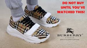 Are Burberrys Check Sneakers Worth It Burberry On Feet Review