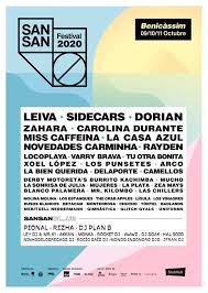 El Sansan Festival 2020 presenta su nuevo cartel de octubre