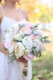 1 Description Of Item For Sale Is A Gorgeous Silk Wedding Bouquet With A Stunning Mix Of Cream Barely Whi Pink Peonies Bouquet Bride Bouquets Wedding Flowers