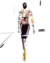 The british fashion council promotes leading british fashion designers in a global market. Balmain Ss 15 Fashion Illustration On Behance