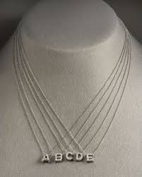 Roberto Coin Diamond Love Letter Necklace Letter Necklace Initial Pendant Necklace Necklace