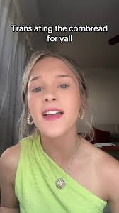 Asian Girl Saying Corn Bread