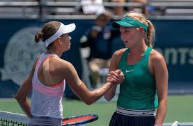 Bio, results, ranking and statistics of magda linette, a tennis player from poland competing on the wta magda linette (pol). File Magda Linette Donna Vekic 42948702915 Jpg Wikimedia Commons