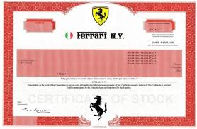 All the cars in the range and the great historic cars, the official ferrari dealers, the online store and the sports activities of a brand that has distinguished italian excellence around the world since 1947 Shop Ferrari Nv Stock Certificates Buy One Share Of Ferrari Nv
