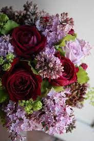Rose Lilac Flower Arrangements Home Flower Arrangements Flowers Bouquet