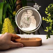 The Light Of Proposal 3d Night Lamp Gift For Lover Custom Acrylic Night Light As Gift For Wife Personalized Lamp As Wedding Gift To Her Personalized Photo Gifts Unique Anniversary Gifts