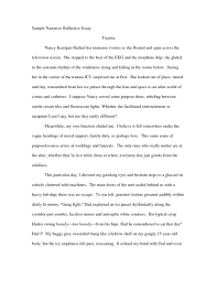Maybe you would like to learn more about one of these? Narrative Essay Example College Lakaran